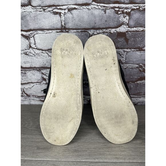 COACH Pembroke Nappa Black Leather Hi-Top Turnlock Sneakers Women 7.5B US FG1274 - Picture 10 of 16